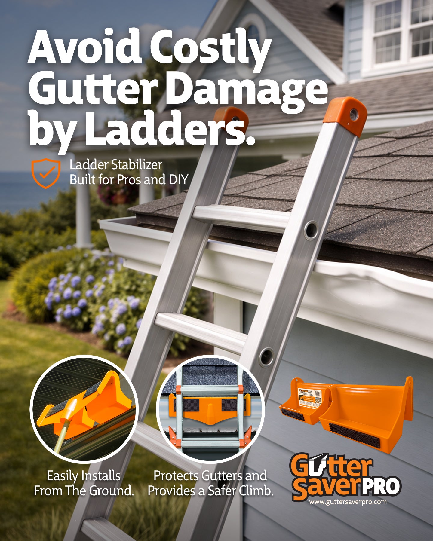 Gutter Saver PRO – Ladder Gutter Guard