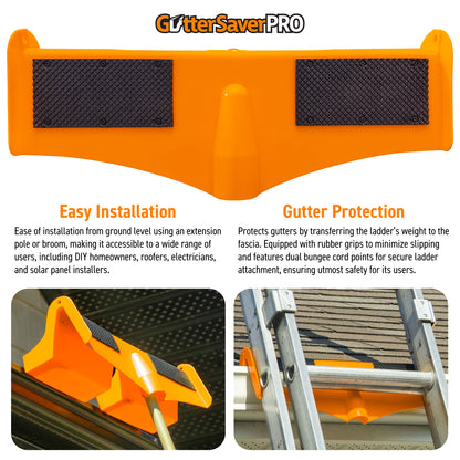 Gutter Saver PRO ladder gutter protector features and setup